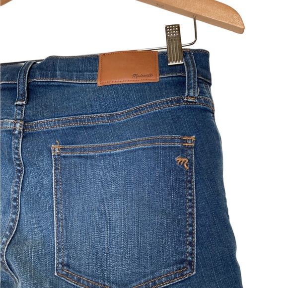 Madewell 9” High Rise Skinny Jeans Blue Whiskers Style j4624 Size 27 - Picture 6 of 14